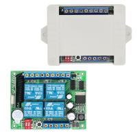 ZK4PC-DC四路学习型433M91短视频版在线观看免费遥控 开关控制器
